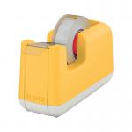 Leitz Cosy Tape Dispenser with Tape Heavy Base Warm Yellow 53670019 LZ12493