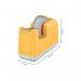 Leitz Cosy Tape Dispenser with Tape Heavy Base Warm Yellow 53670019 LZ12493
