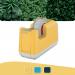 Leitz Cosy Tape Dispenser with Tape Heavy Base Warm Yellow 53670019 LZ12493