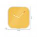 Leitz Cosy Wall Clock Glass Silent Warm Yellow 90170019 LZ12505