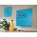 Leitz Cosy Wall Clock Glass Silent Calm Blue 90170061 LZ12506