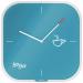 Leitz Cosy Wall Clock Glass Silent Calm Blue 90170061 LZ12506