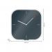 Leitz Cosy Wall Clock Glass Silent Velvet Grey 90170089 LZ12507