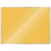 Leitz Cosy Magnetic Glass Whiteboard 600x400mm Warm Yellow 70420019 LZ12605