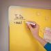 Leitz Cosy Magnetic Glass Whiteboard 800x600mm Warm Yellow 70420019 LZ12608