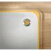 Leitz Cosy Magnetic Glass Whiteboard 800x600mm Warm Yellow 70420019 LZ12608