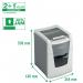 Leitz IQ Autofeed Small Office 100 Automatic Cross-Cut Paper Shredder P-4 White 80111000 LZ12631