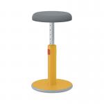 Leitz Ergo Cosy Active Sit/Stand Stool 370x370x690mm Warm Yellow 65180019 LZ12945