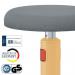 Leitz Ergo Cosy Active Sit/Stand Stool 370x370x690mm Warm Yellow 65180019 LZ12945