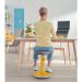 Leitz Ergo Cosy Active Sit/Stand Stool 370x370x690mm Warm Yellow 65180019 LZ12945