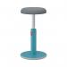 Leitz Ergo Cosy Active Sit/Stand Stool 370x370x690mm Calm Blue 65180061 LZ12946