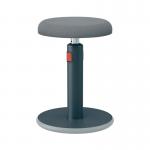 Leitz Ergo Cosy Active Sit/Stand Stool 370x370x690mm Velvet Grey 65180089 LZ12947