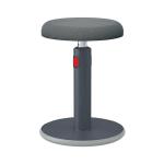 Leitz Ergo Cosy Active Sit/Stand Stool 370x370x690mm Velvet Grey 65180089 LZ12947