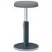 Leitz Ergo Cosy Active Sit/Stand Stool 370x370x690mm Velvet Grey 65180089 LZ12947