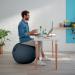 Leitz Ergo Cosy Active Sitting Ball Velvet Grey 52790089 LZ12954