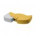 Leitz Ergo Cosy Seat Cushion 355x455x75mm Warm Yellow 52840019 LZ12955