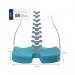 Leitz Ergo Cosy Seat Cushion 355x455x75mm Calm Blue 52840061 LZ12956