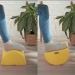 Leitz Ergo Cosy Foot Rest 260x405x140mm Warm Yellow 53710019 LZ12958