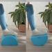 Leitz Ergo Cosy Foot Rest 260x405x140mm Calm Blue 53710061 LZ12959