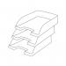 Leitz Recycle Letter Tray A4 Black 52275095 LZ13456