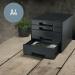 Leitz Recycle 4 Drawer Cabinet Black 53720095 LZ13461