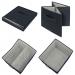 Leitz Fabric Storage Box with Lid Twinpack Large Grey 61450089 LZ13464