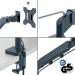 Leitz Ergo Single Monitor Arm Dark Grey 64890089 LZ13466