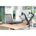 Leitz Ergo Dual Monitor Arm Dark Grey 65370089 LZ13468