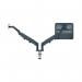 Leitz Ergo Dual Monitor and Laptop Arm Dark Grey 65380089 LZ13470