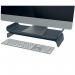 Leitz Ergo Monitor Stand Height Adjustable Dark Grey 65040089 LZ13482