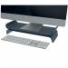Leitz Ergo Monitor Stand Height Adjustable Dark Grey 65040089 LZ13482