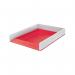 Leitz WOW Letter Tray Duo Colour WhiteRed 53611026 LZ13523