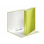 Leitz Wow 2 D-Ring Binder 25mm A4 Plus Green (Pack of 10) 42410064 LZ32889