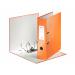 Leitz Wow 180 Lever Arch File 80mm A4 Orange (Pack of 10) 10050044