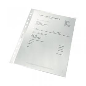 Leitz Punched Pockets Recycled A4 (Pack of 100) 4791-10-03 LZ39486