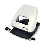 Leitz NeXXt WOW Metal Office Hole Punch Pearl White 50081001 LZ39594