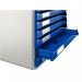 Leitz 10 Drawer Cabinet Organiser Form Set A4 BlueGrey 5281-0035 LZ528135
