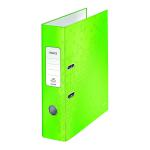 Leitz 180 WOW Lever Arch File A4 80mm Green (Pack of 10) 10050054 LZ59972