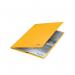 Leitz Recycle Card Folder/Elastic Bands A4 Yellow (Pack of 10) 39080015 LZ61111