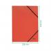 Leitz Recycle Card FolderElastic Bands A4 Red (Pack of 10) 39080025 LZ61112