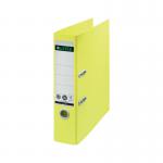 Leitz Recycle Lever Arch File A4 80mm Yellow (Pack of 10) 10180015 LZ61503