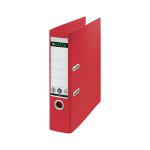 Recycle Colours Lever Arch File A4 80mm Red (Pack of 10) 10180025 LZ61504