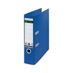 Recycle Colours Lever Arch File A4 80mm Blue (Pack of 10) 10180035 LZ61505