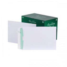Basildon Bond Envelopes FSC Recycled Pocket Peel &Seal 120gsm C4 White Ref M80120 Pack of 250 M80120