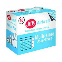 Cheap Stationery Supply of Jiffy AirKraft Bag Assorted Sizes (Pack of 50) JL-SEL-A MA19083 Office Statationery
