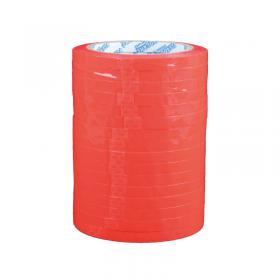 Polypropylene Tape 9mmx66m Red Pack of 16 70521252 MA19734