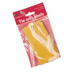 Postpack 10 Yellow Luggage Tags (Pack of 20) 54332026 MA29610