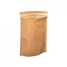 Kraft Mailing Bag Gusset 180x235x80mm/85mm Lip (Pack of 50) KMB180 MA80091