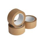 Paper Tape Self Adhesive 48mmx50m Buff Barcoded (Pack of 6) SAP5050BV MA80130