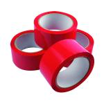 Polypropylene Tape 50mmx66m Red (Pack of 6) APPR-500066-LN MA99710